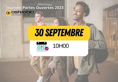 JPO Ostéobio école d'ostéopathie 30 septembre 2023