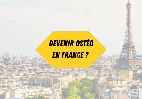 comment devenir ostéopathe en France 