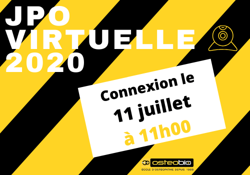 JPO Virtuelle Ostéobio 11 juillet 2020