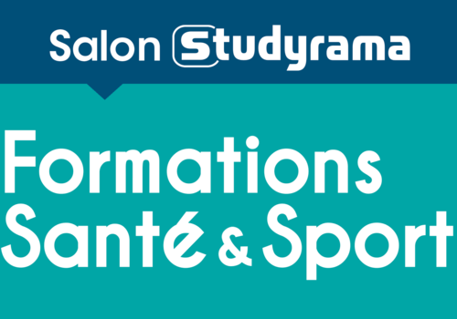 Affiche salon studyrama sur les formations santé & sport