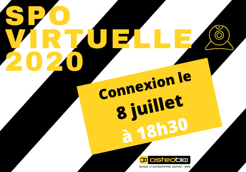 Soirée portes ouvertes école ostéopathie paris Ostéobio 8 juillet 2020 à 18h30
