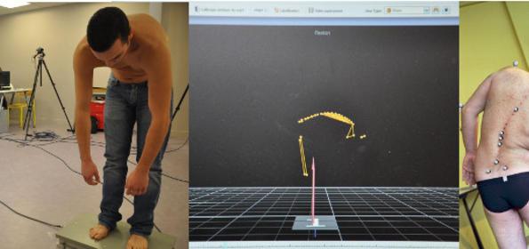 Montage de 3 photos d'expériences dans le laboratoire de recherche d’Ostéobio de l'école d'ostéopathie Ostéobio Paris