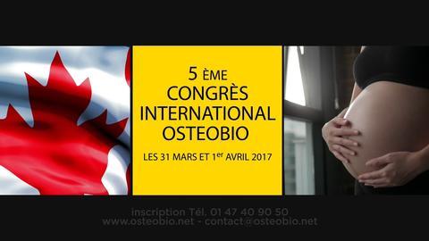 5ème congrès osteobio 2017